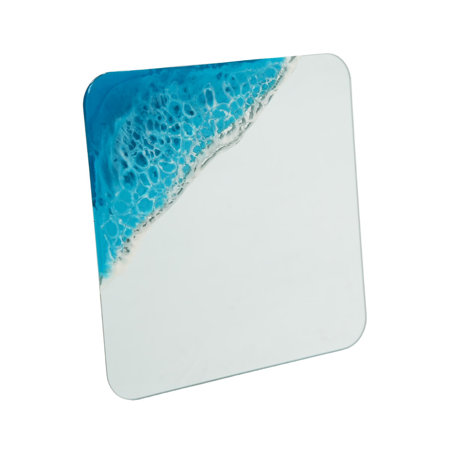 Ocean Epoksi Oval Kare Ayna