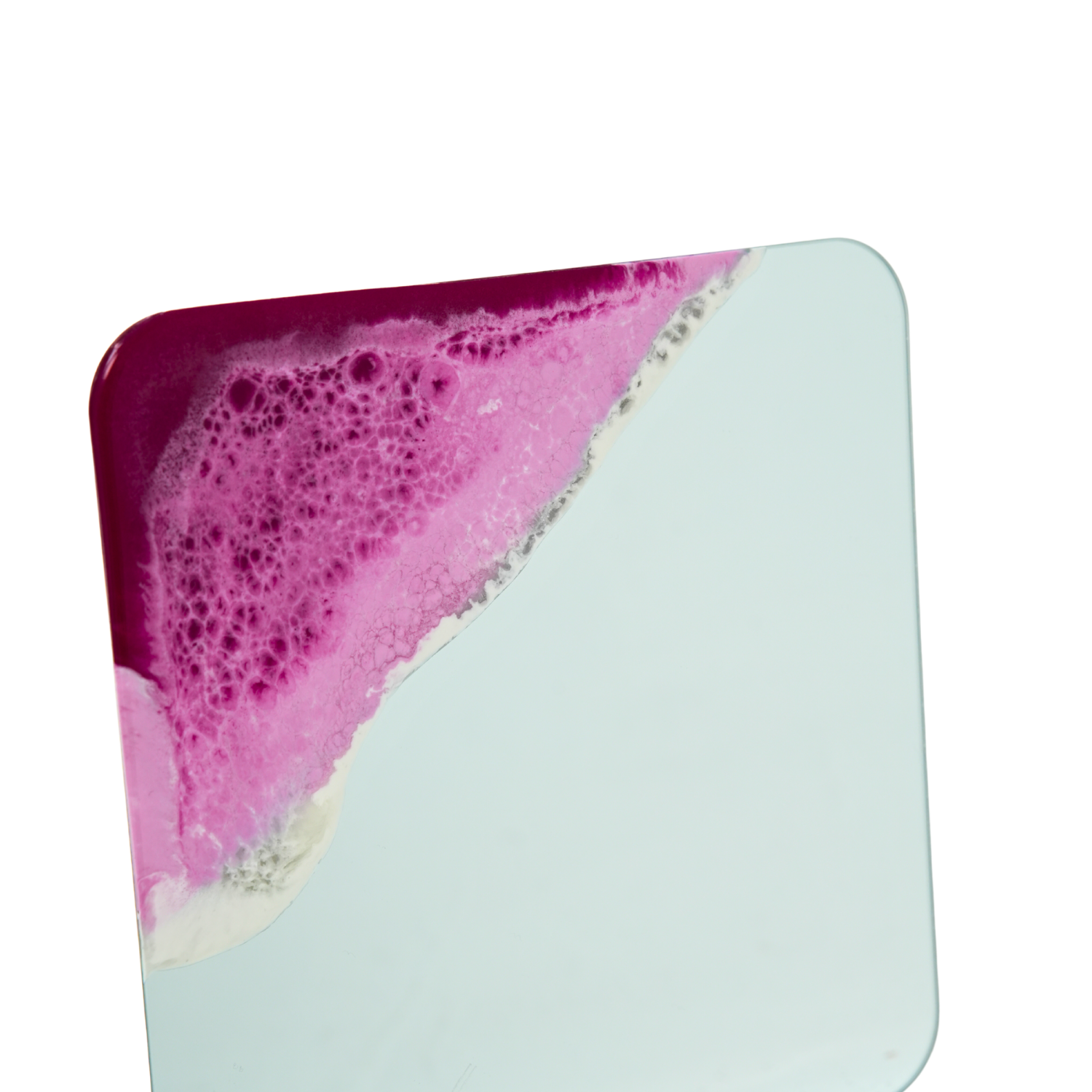 Blossom Epoksi Oval Kare Ayna