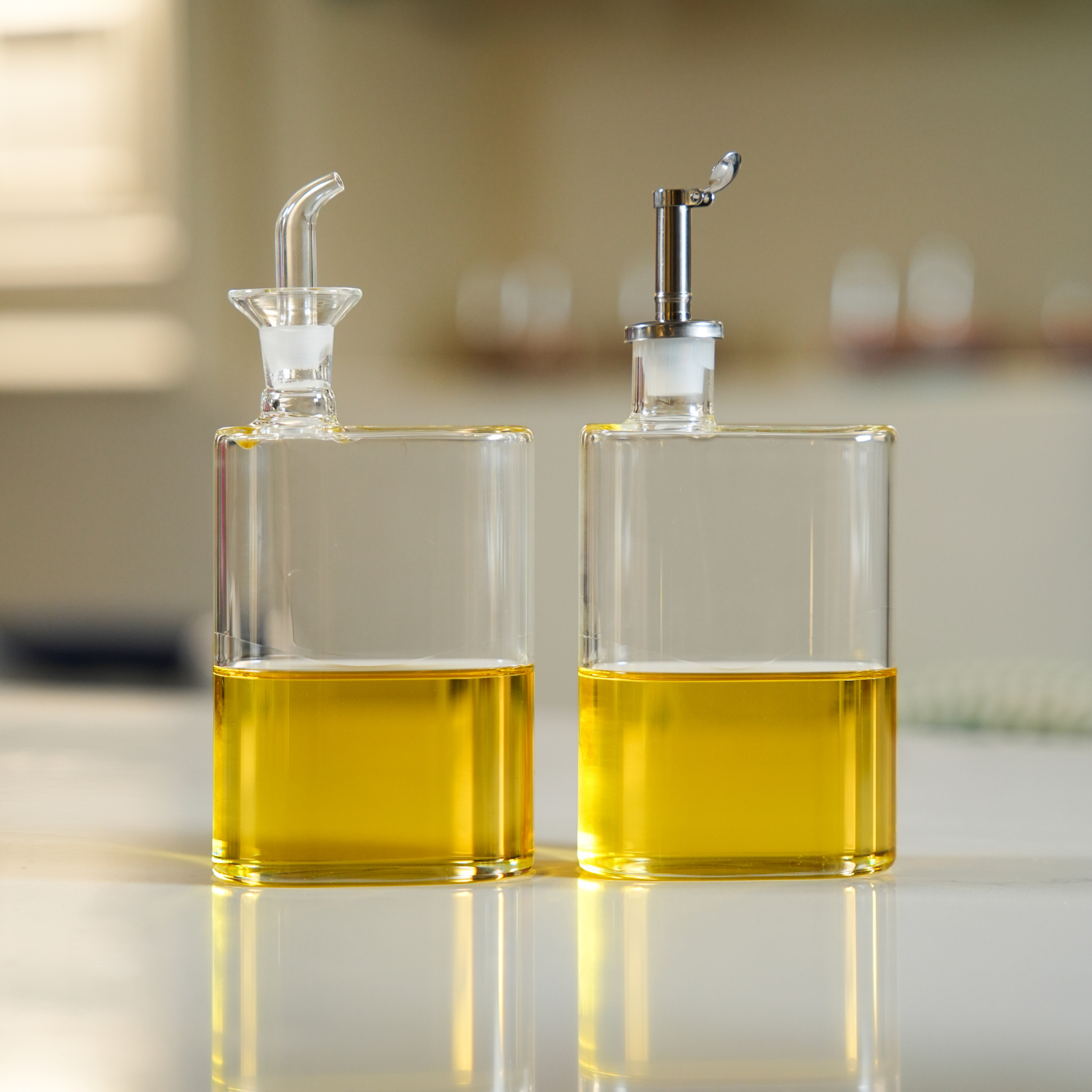 200ml Borosilikat Cam Yağdanlık